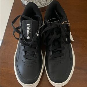 Reebok Classic Black and White Sneakers